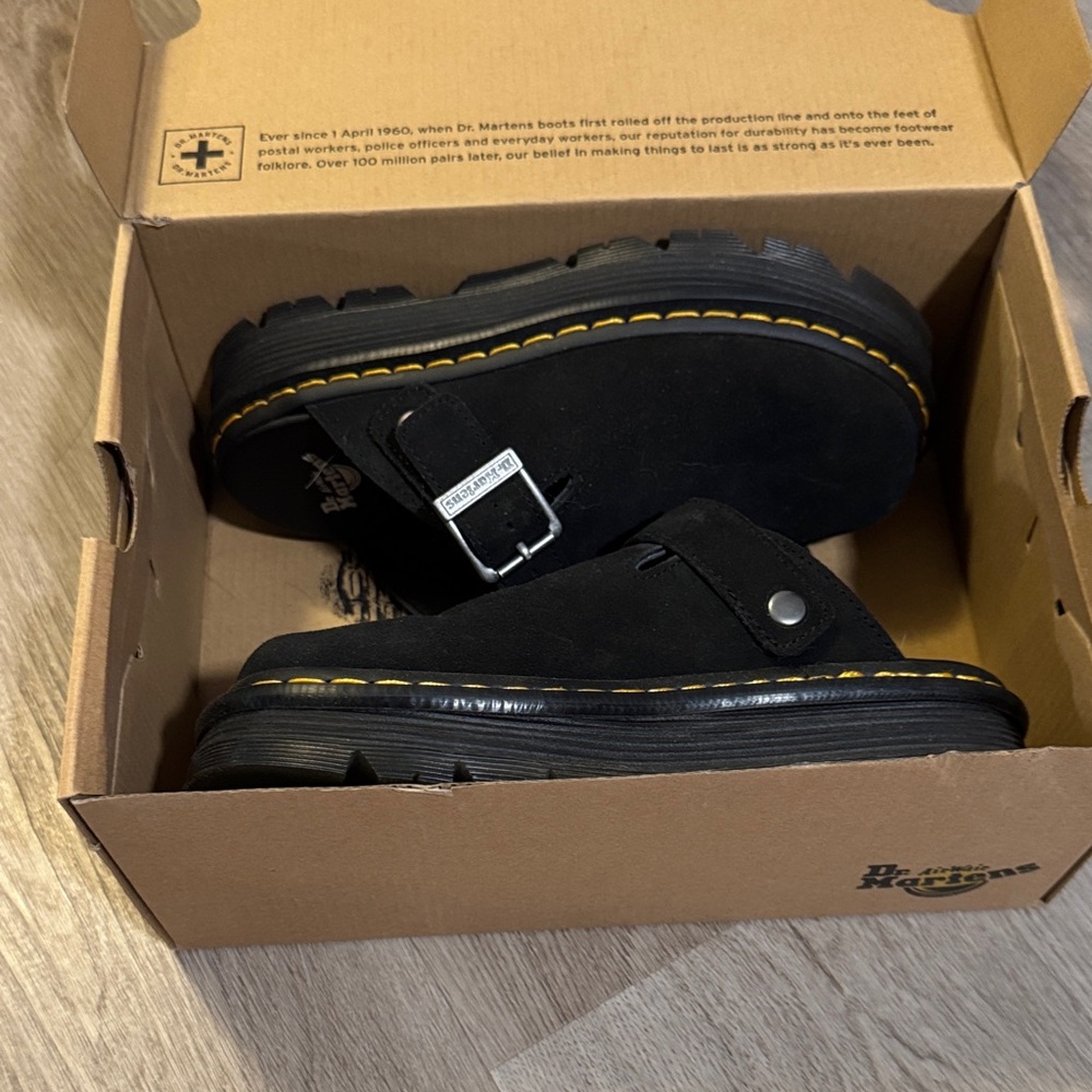 Dr. Martens Black Mule